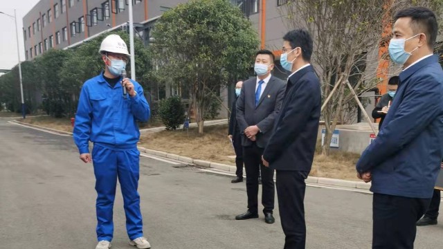 湖南省常德市市委書記等一行領導蒞臨考察引航生產基地